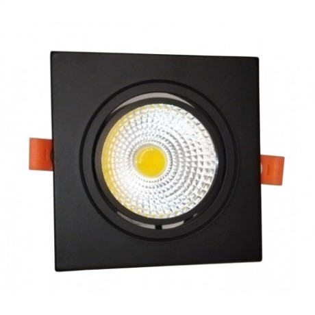 LED Grill Downlight 3000K Black 10W