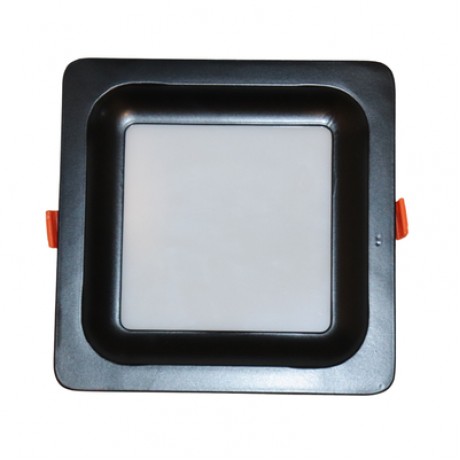 LED Downlight 3000K 24W Square Chrome