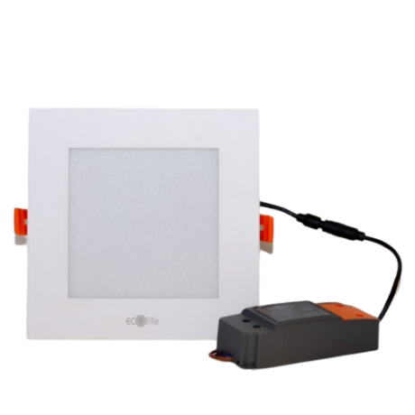 Led Downlight 3000K 16W Square White