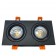 LED Cob Grill Downlight 3000K Black 2x10W