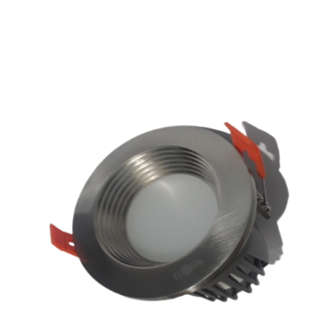 Led Downlight 6000K 8W Round Chrome