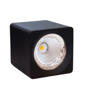 Led Cylinder Downlight 12W 3000K Black Square Led Cylinder Downlight 12W 3000K Black Square