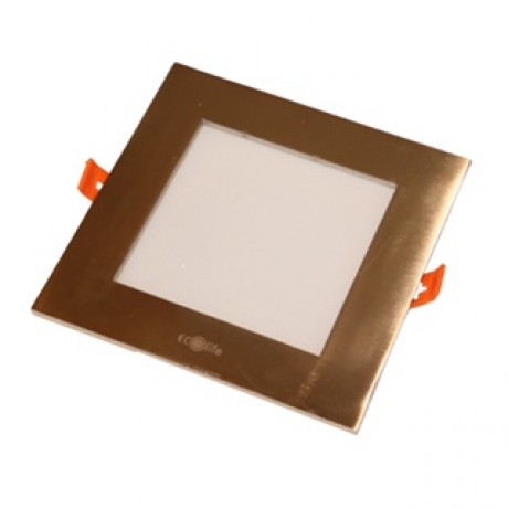 Led Downlight 3000K 16W Square Chrome