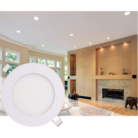 Led Ulltraslim Panel Light 3000K 3W Round-1