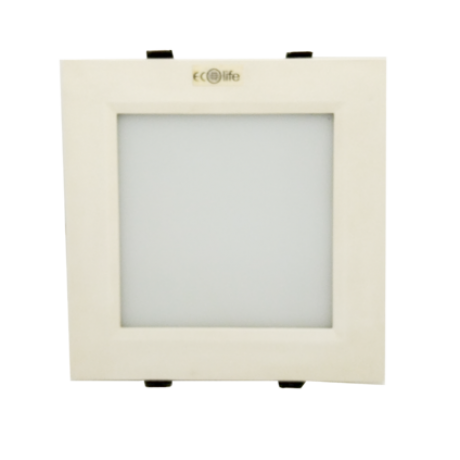 LED Panel Slim 6000k 18W Square White