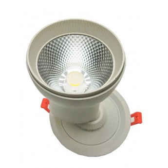 LED Track Light 20W 3000K 1650 Lm White LED Track Light 20W 3000K 1650 Lm White